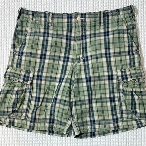 Ralph Lauren Green and Blue Cargo Shorts
